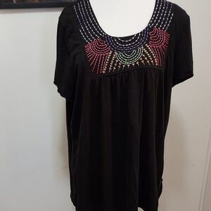 Crystal Kobe 2X pit to pit 21 inch length 27 EX COND Black